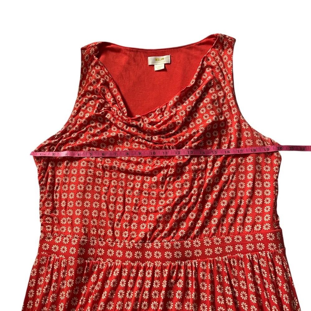 Maeve by Anthropologie Brianne Cowl Neck Daisy Print Dress, Size X-Large XL - Picture 6 of 12